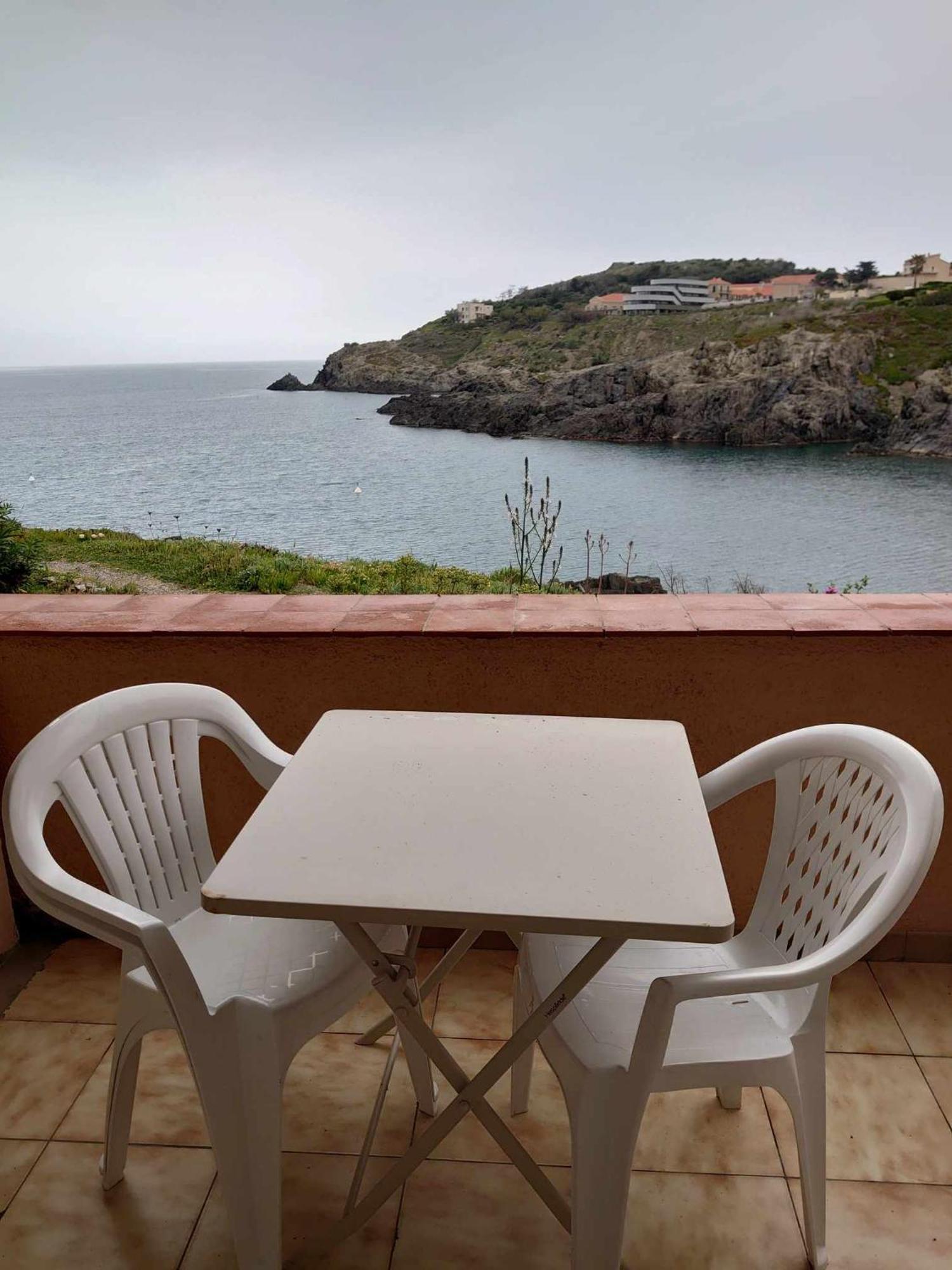 2Rb38A Appartement Vue Sur Mer Et Proche Plage Collioure Exterior foto